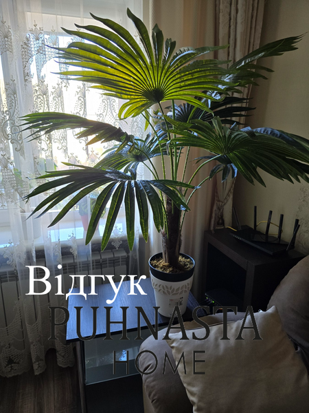 Штучна рослина Engard Fan Palm, 120 см (DW-27) DW-27 фото