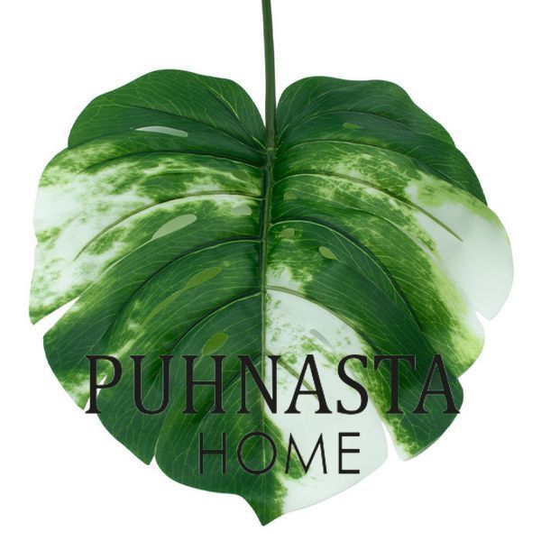 Искуственный лист Engard Monstera Alba, 78 см (TW-55) TW-55 фото
