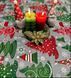 Скатертина з тефлоновим покриттям Homedec Ялинки (сірий) (180х120 см) 54832 фото 3