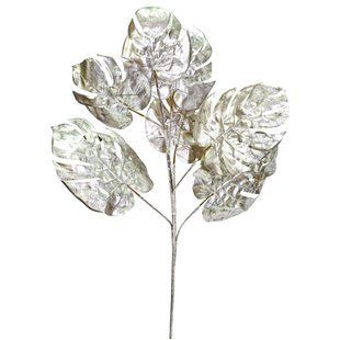 Искусственная ветвь Engard Monstera, платина, 76 см, TW-23 TW-23 фото