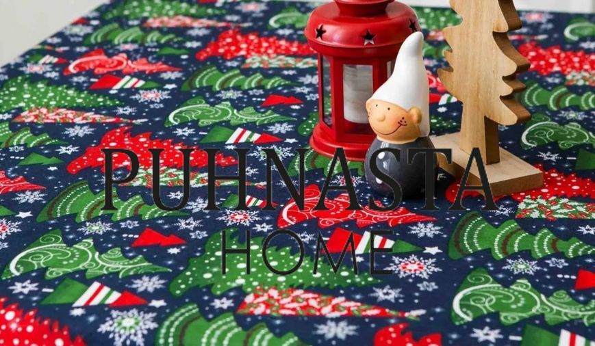 Скатерть с тефлоновым покрытием Homedec Цветные елочки (180х120 см) 54824 фото